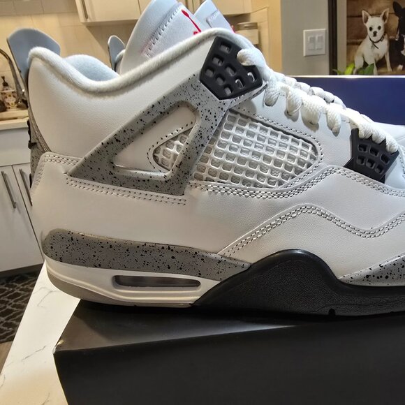 Nike Air Jordan 4 Retro OG White Cement 2025 FV5029-100 Men’s Size 10 Brand New - Picture 1 of 13